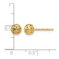 Fancy Pierced Ball Post Earrings - WBC