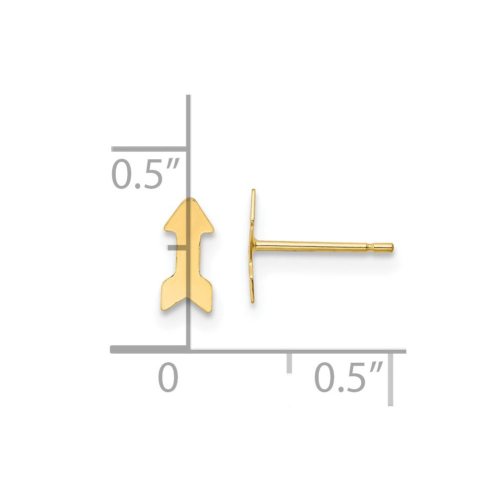 Polished Arrow Post Earrings - WBC