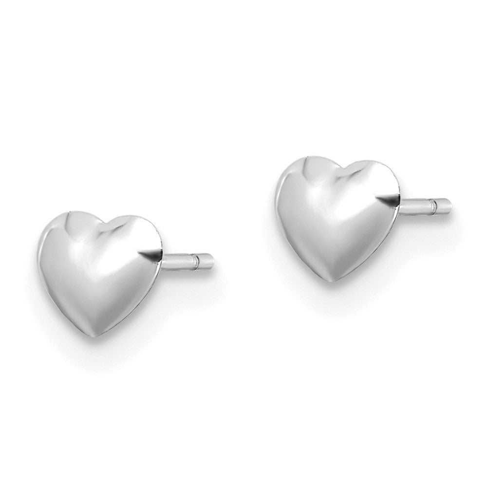 Polished Heart Post Stud Earrings - WBC