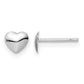 Polished Heart Post Stud Earrings - WBC