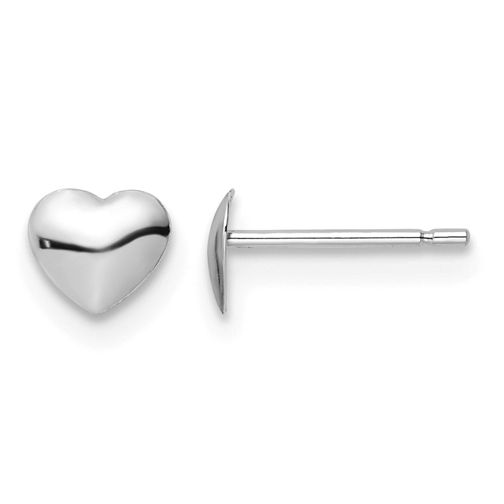 Polished Heart Post Stud Earrings - WBC