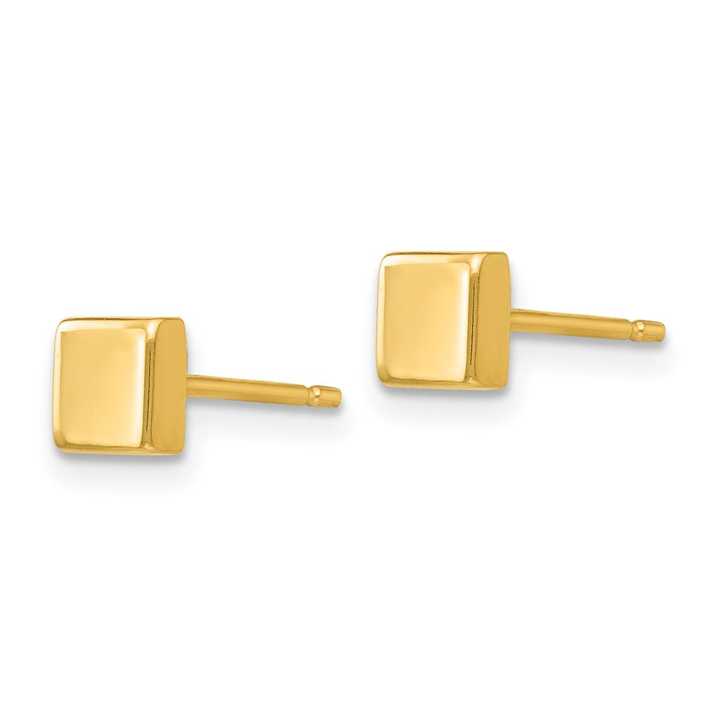 Polished Square Post Earrings - WBC