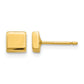Polished Square Post Earrings - WBC