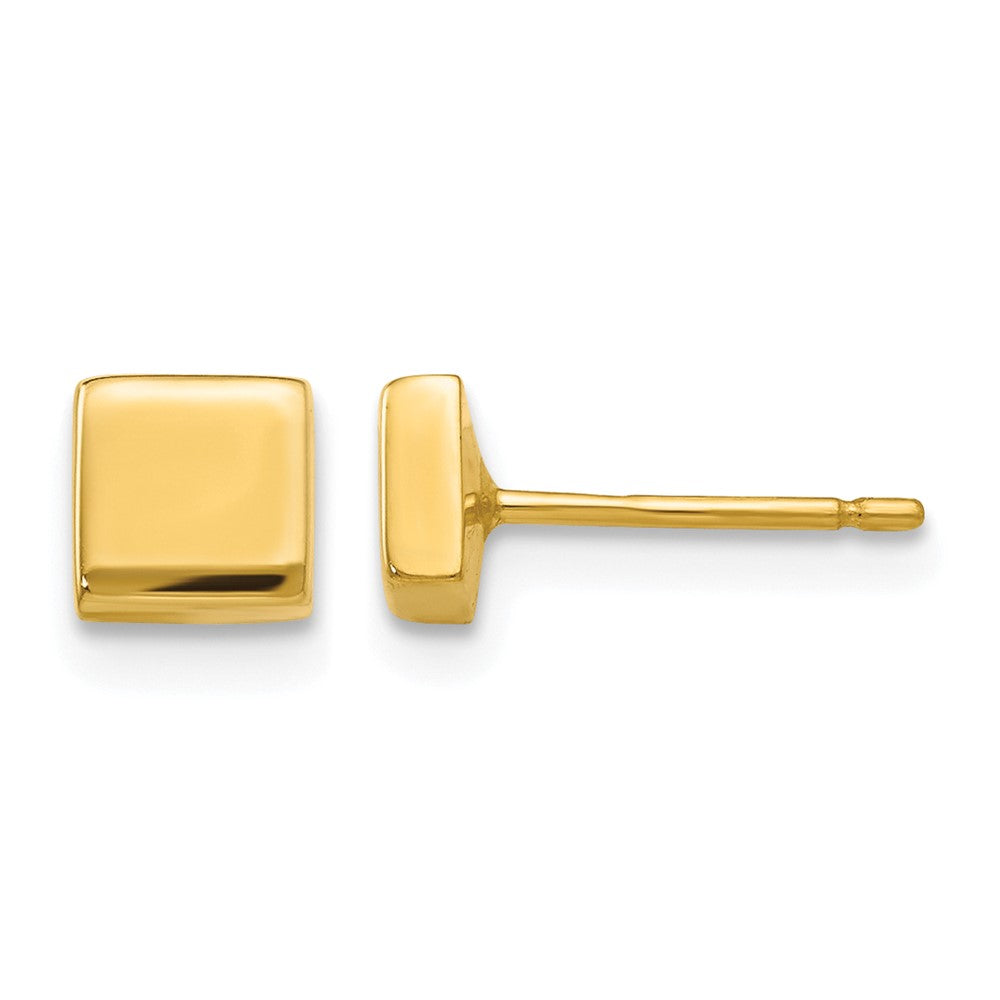 Polished Square Post Earrings - WBC