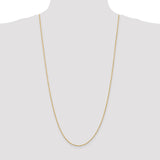 14k 1.50mm D/C Rope with Lobster Clasp Chain-WBC-012L-30