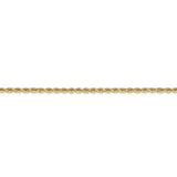 14k 1.75mm D/C Rope with Lobster Clasp Chain-WBC-014L-14