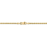 14k 1.75mm D/C Rope with Lobster Clasp Chain-WBC-014L-20