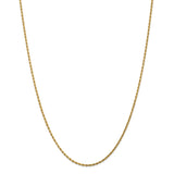 14k 1.75mm D/C Rope with Lobster Clasp Chain-WBC-014L-16