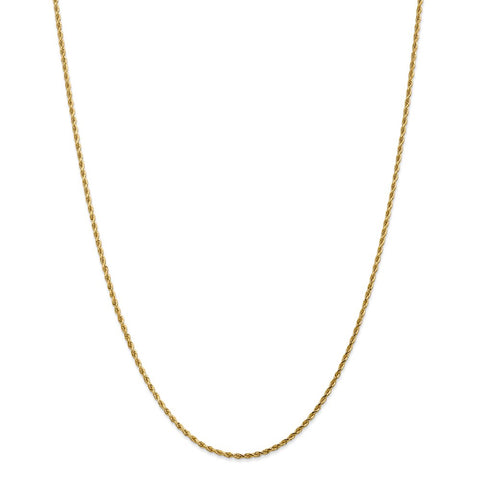 14k 1.75mm D/C Rope with Lobster Clasp Chain-WBC-014L-28