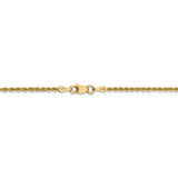 14k 2mm Regular Rope Chain-WBC-014S-8