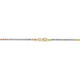 14k Tri-Color 1.75mm D/C Rope Chain-WBC-014TC-16