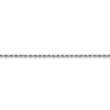 14k White Gold 1.75mm D/C Rope with Lobster Clasp Chain-WBC-014W-6