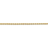 14k 2mm D/C Rope with Lobster Clasp Chain-WBC-016L-24
