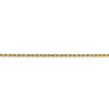 14k 2.25mm Regular Rope Chain-WBC-016S-8