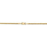 14k 2.25mm Regular Rope Chain-WBC-016S-8