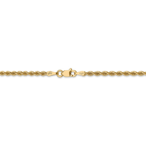 14k 2.5mm Regular Rope Chain-WBC-018S-24