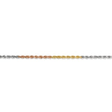 14k Tri-Color 2.5mm D/C Rope Chain-WBC-018TC-8