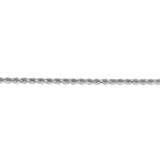 10k White Gold 2.25mm Diamond-cut Rope Chain-WBC-10K018W-7