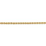 14k 2.75mm Diamond-cut Rope with Lobster Clasp Chain-WBC-021L-7