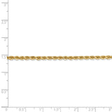 14k 2.75mm Diamond-cut Rope with Lobster Clasp Chain-WBC-021L-7