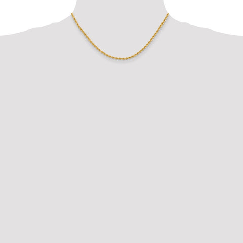 14K 2.75mm Regular Rope Chain-WBC-021S-16