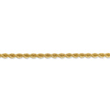 14k 3mm Regular Rope Chain-WBC-023S-30