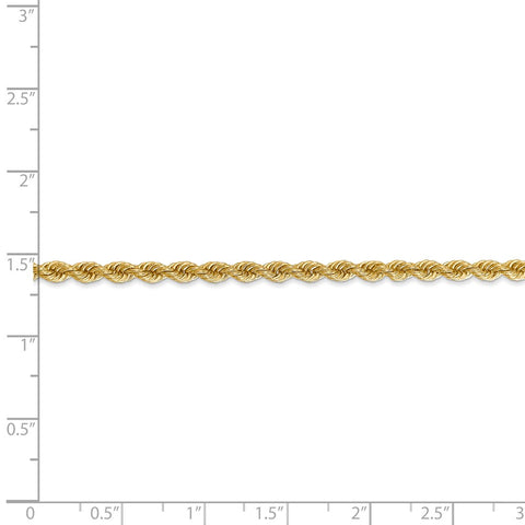 14k 3mm Regular Rope Chain-WBC-023S-24