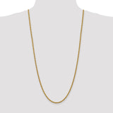 14k 3mm Regular Rope Chain-WBC-023S-30