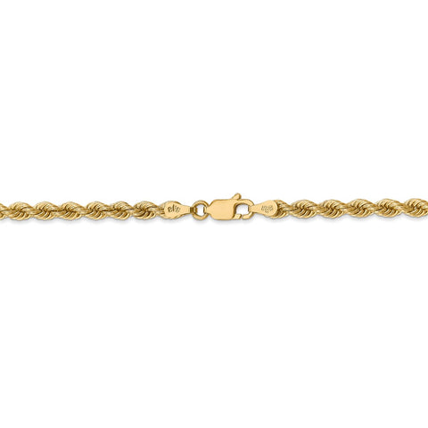 14k 3.65mm Regular Rope Chain-WBC-025S-30