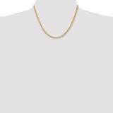 14k 3.65mm Regular Rope Chain-WBC-025S-18