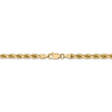 14k 4mm D/C Rope with Lobster Clasp Chain-WBC-030L-24