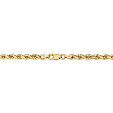 14k 4mm D/C Rope with Lobster Clasp Chain-WBC-030L-24