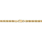 14k 4mm D/C Rope with Lobster Clasp Chain-WBC-030L-30