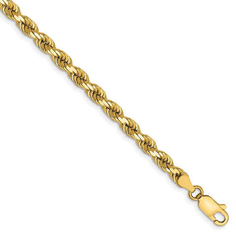 14k 4mm D/C Rope with Lobster Clasp Chain-WBC-030L-7