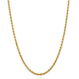 14k 4mm D/C Rope with Lobster Clasp Chain-WBC-030L-36