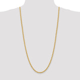 14k 4mm Regular Rope Chain-WBC-030S-30