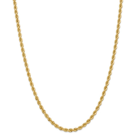 14k 4mm Regular Rope Chain-WBC-030S-24