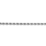 14k White Gold 4mm D/C Rope with Lobster Clasp Chain-WBC-030W-7