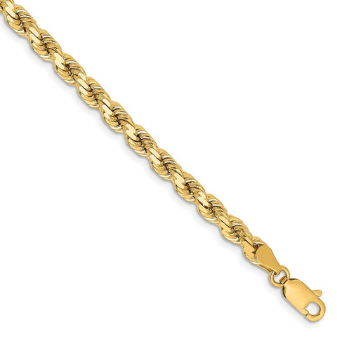14K 4.25mm D/C Rope with Lobster Clasp Chain-WBC-033L-9