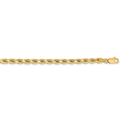 14K 4.25mm D/C Rope with Lobster Clasp Chain-WBC-033L-24