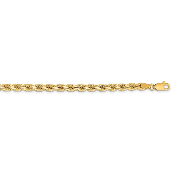 14K 4.25mm D/C Rope with Lobster Clasp Chain-WBC-033L-16