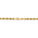 14k 4.5mm D/C Rope with Lobster Clasp Chain-WBC-035L-18