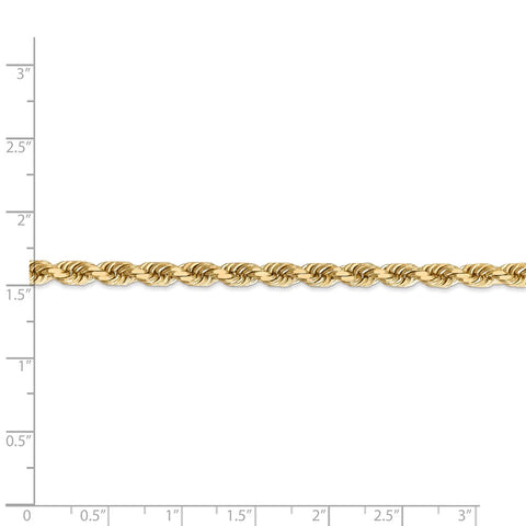14k 4.5mm D/C Rope with Lobster Clasp Chain-WBC-035L-7