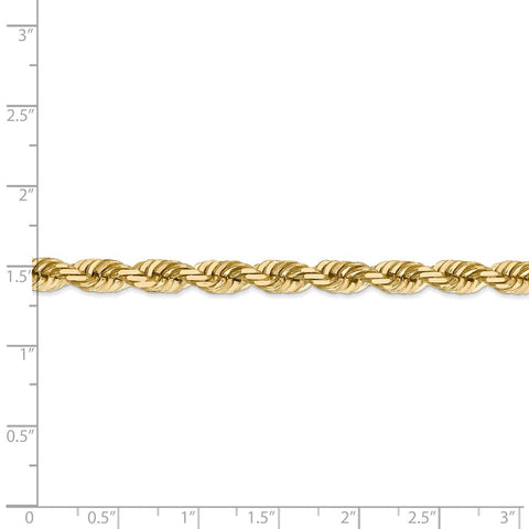 14k 5.5mm D/C Rope with Lobster Clasp Chain-WBC-040L-16