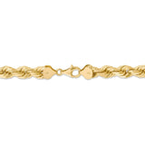 14K 8mm  D/C Rope with Fancy Lobster Clasp Chain-WBC-060-9