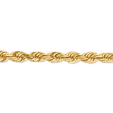 14K 10mm  D/C Rope with Fancy Lobster Clasp Chain-WBC-080-24