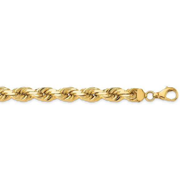 14K 12mm  D/C Rope with Fancy Lobster Clasp Chain-WBC-100-20