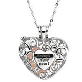 Sterling Silver Always in my Heart Locket 18" Necklace -R45077:60001:P-ST-WBC