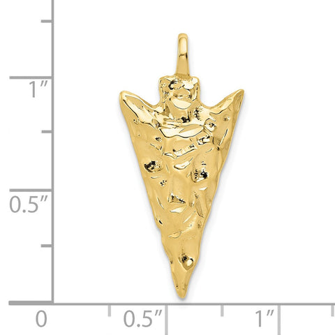 10k Arrow Head Charm-WBC-10A0932