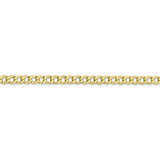 10k 3.35mm Semi-Solid Curb Link Chain-WBC-10BC106-7